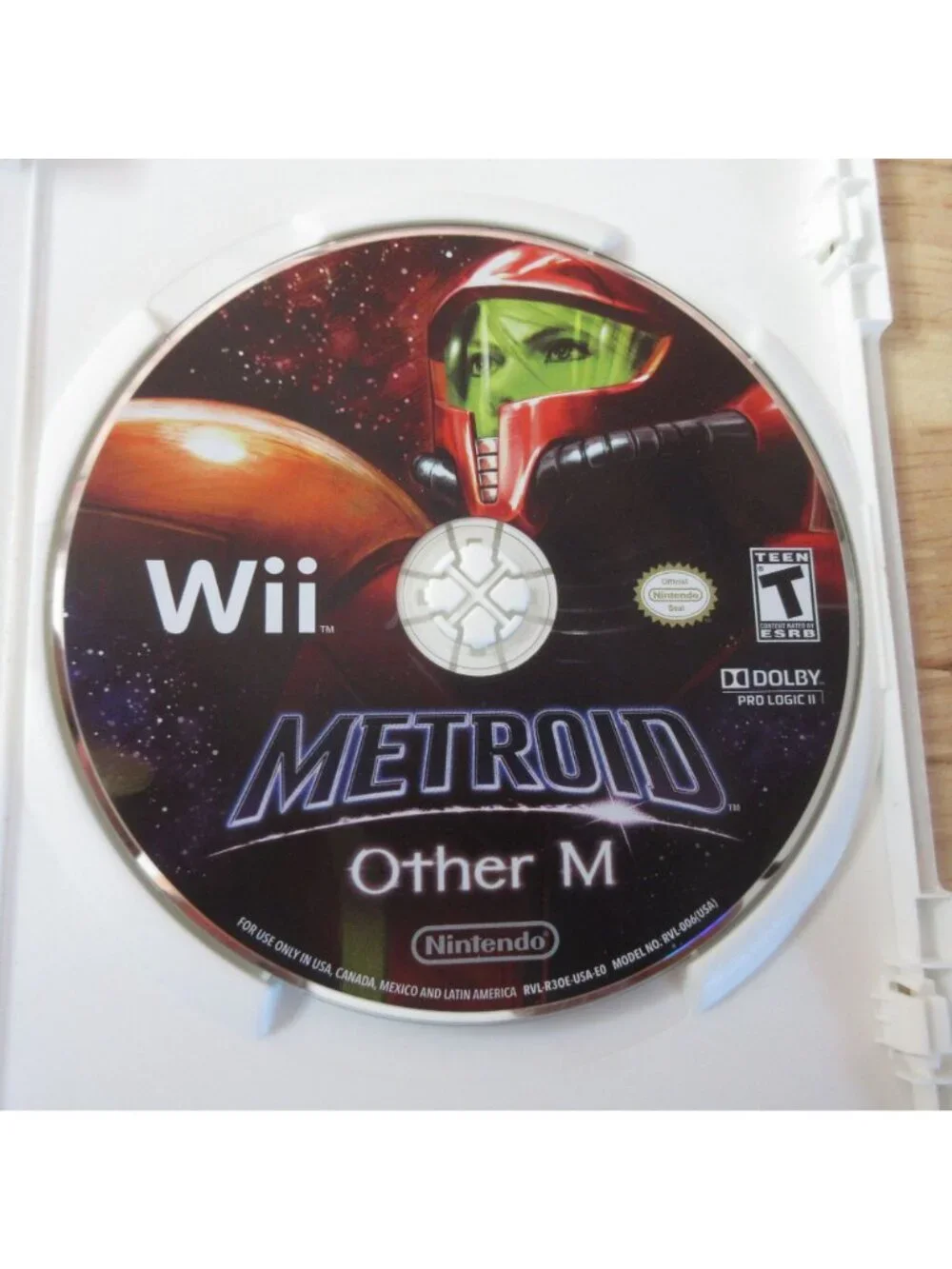 Metroid: Other M Nintendo Wii Game w/Case (No Manual)